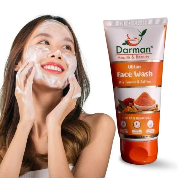 Derman Face Wash - Ayurvedic Face Wash with turmeric and saffron