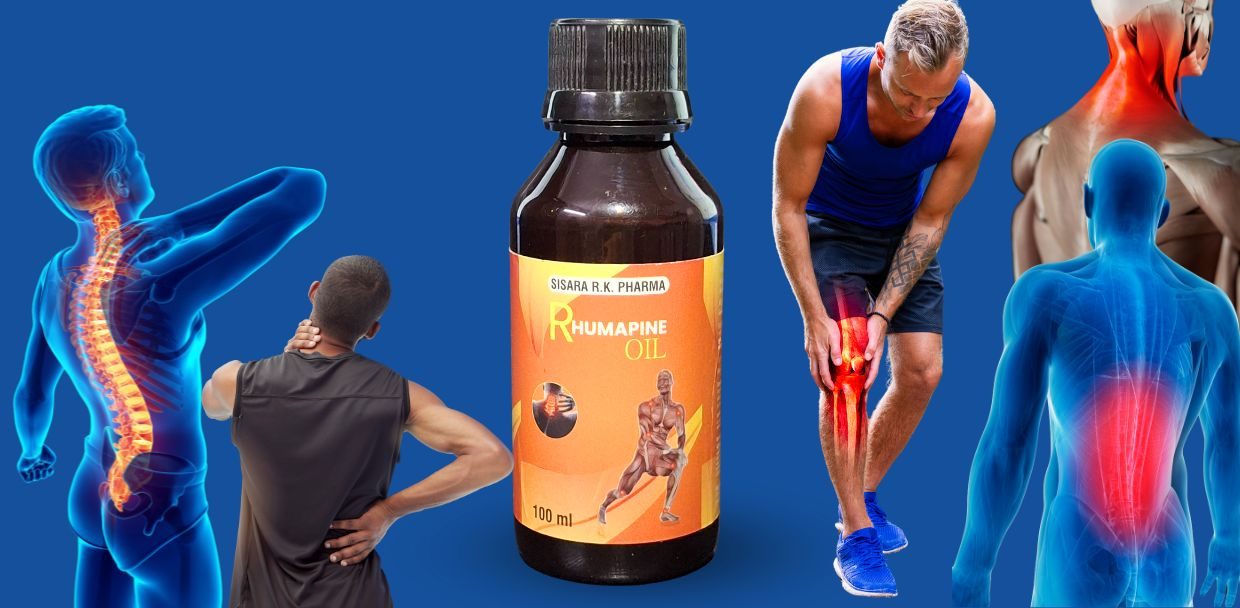 Uses and Benefits of Rhumapine Oil – Ayurvedic Massage Oil - Arthritis, Joint Pain, Back Pain, Knee Pain, Muscle Pain, Swelling -Sisara RK Pharma